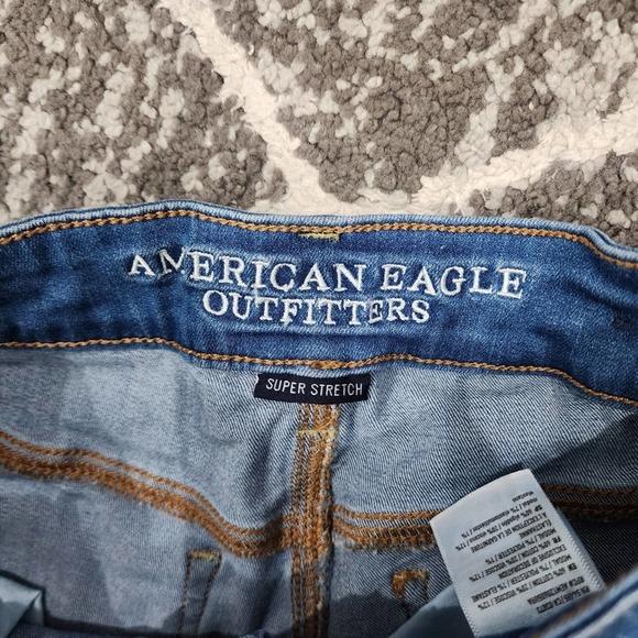 American eagle women's size 0 hi rise shortie shorts - Picture 3 of 5